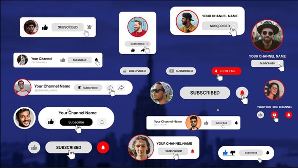 Videohive Youtube Subscribe 55892101 Elements template preview