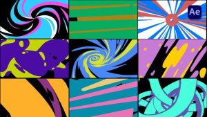Videohive 2D Liquid Shape Transtions [After Effects] Elements template preview