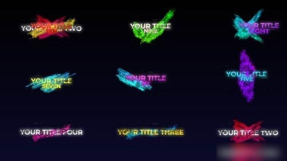 Videohive Cyber Titles