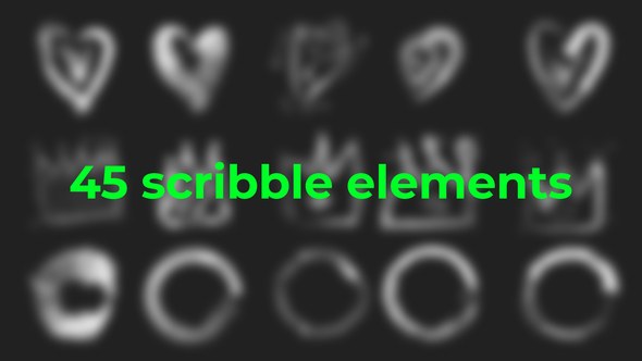 Videohive Scribble Elements 52028045 Elements template preview