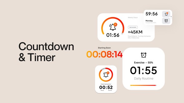 Videohive Countdown and Timer 55506150 Elements template preview