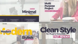Videohive Minimal Presentation 21569816 Openers template preview