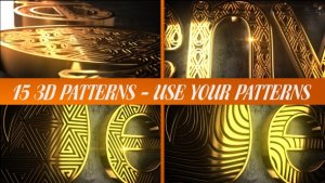 Videohive Glaring Pattern Maker Logo Reveal Logo Stings template preview