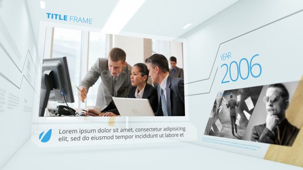 Videohive Corporate Timeline Slideshow 8524085 Video Displays template preview