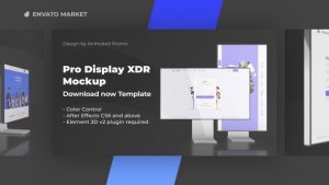 Videohive Pro Display Dark Product Promo template preview