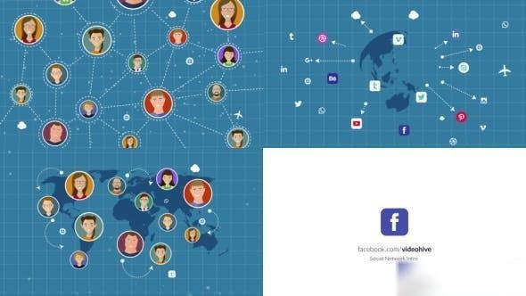 Videohive Social Network Intro Openers template preview