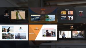 Videohive Modern End Screens 46302275 Broadcast-packages template preview