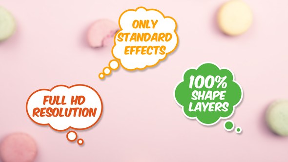 Videohive 15 Speech Bubbles Elements template preview
