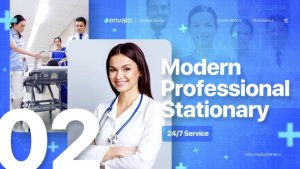 Medical Slideshow Premiere Pro template preview