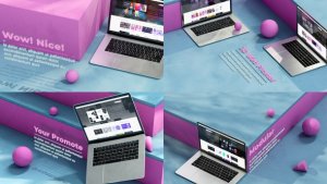 Videohive Dynamic Web Promo 3D Product Promo template preview
