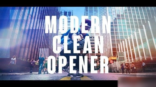 Videohive Modern Clean Opener 23469012 Openers template preview