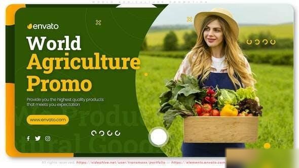 Videohive World Agriculture Promotion Openers template preview
