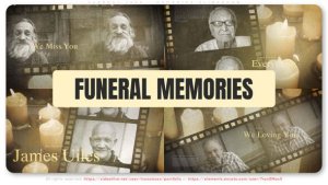 Videohive Funeral Tape - Memories Slideshow Video Displays template preview