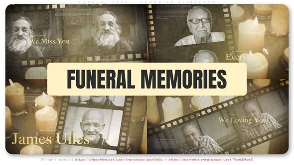 Videohive Funeral Tape - Memories Slideshow Video Displays template preview