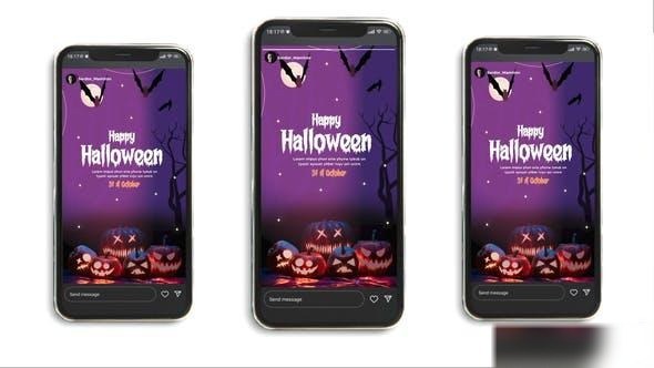 Videohive Halloween Instagram Story 48421718 Openers template preview