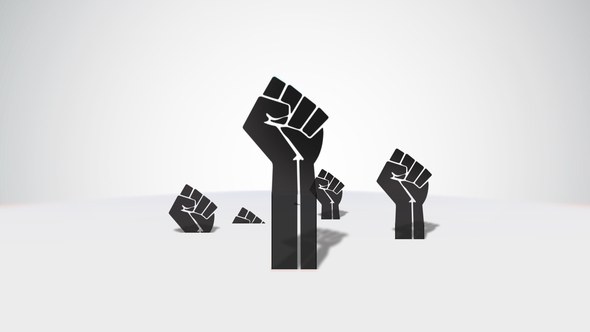 Videohive Protest Logo Logo Stings template preview