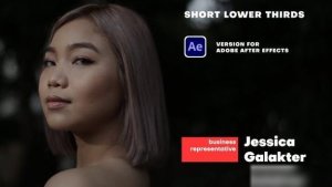 Videohive Short Lower Thirds Elements template preview