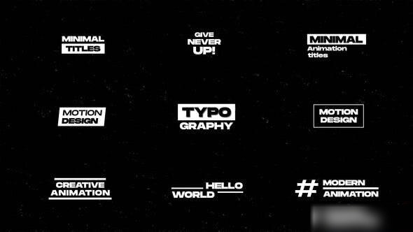 Videohive RGB Simple Titles | After Effects Titles template preview