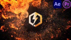 Videohive Fire Explosion Logo 4 Logo Stings template preview