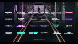 Videohive Digital Glitch Titles 25119005 Titles template preview