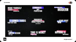 Videohive Text Animation V2 Titles template preview