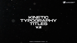 Videohive Kinetic Typography Titles / AE Titles template preview