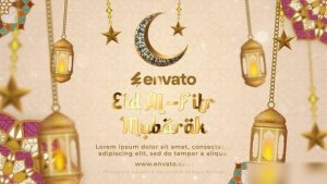 Videohive Eid Al-Fitr Mubarak Greetings Intro Ramadan template preview