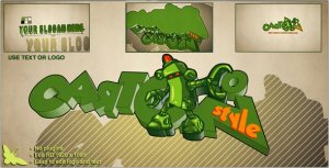 Videohive Cartoon Style Logo Logo Stings template preview