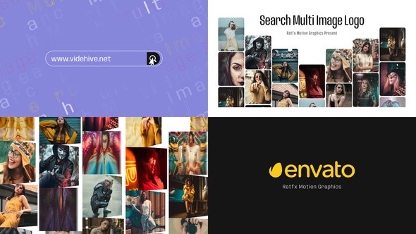 Videohive Search Multi Image Logo Elements template preview
