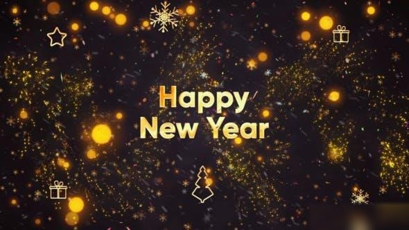 Videohive New Year Countdown 42372155 Openers template preview