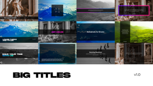 Videohive Big Titles 30723051 Titles template preview