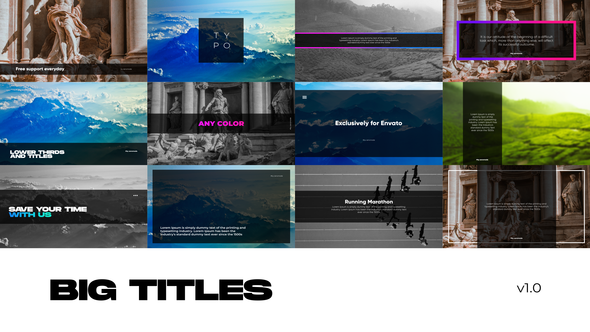 Videohive Big Titles 30723051 Titles template preview