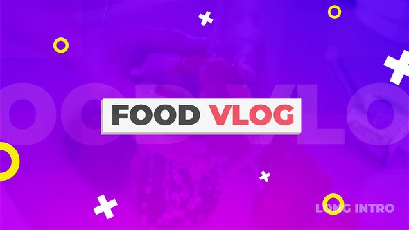 Videohive Food Vlog Pack Openers template preview
