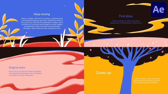 Videohive Morphing Typography for After Effects Titles template preview