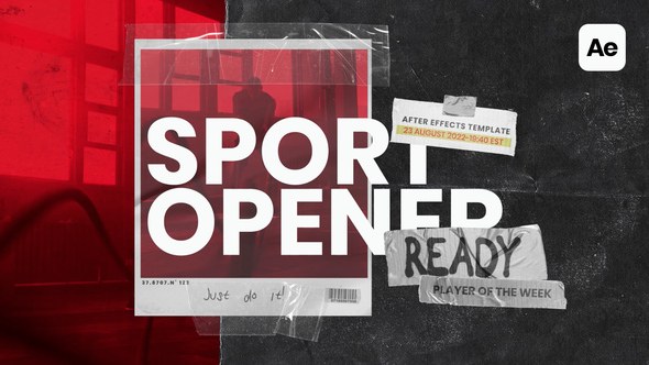 Videohive Action Sport Opener for After Effects Broadcast-packages template preview