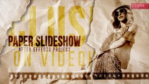 Videohive Paper Slideshow | Stop Motion Video Displays template preview
