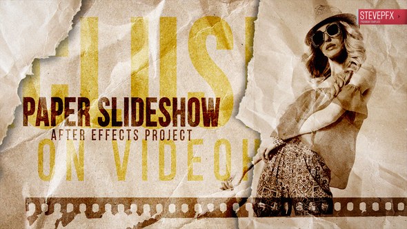 Videohive Paper Slideshow | Stop Motion Video Displays template preview