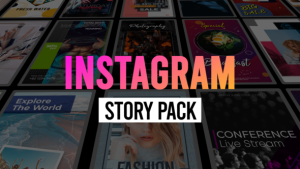 Videohive Trendy Instagram Stories Minimal Pack Product Promo template preview