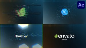 Videohive Glitch Logo 11095409 Logo Stings template preview