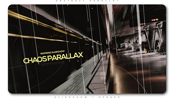 Videohive Inspiring Slideshow Chaos Parallax Video Displays template preview
