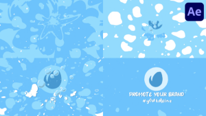 Videohive Wave Logo Opener for After Effects Logo Stings template preview