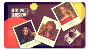 Videohive Retro Photo Slideshow Video Displays template preview