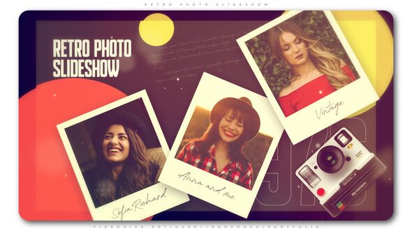 Videohive Retro Photo Slideshow Video Displays template preview