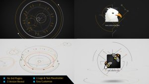 Videohive Circle Line Reveal Logo Logo Stings template preview