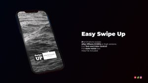 Videohive Easy Swipe Up Titles template preview