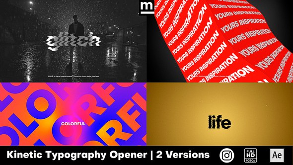 Videohive Glitch Techno Opener Titles template preview