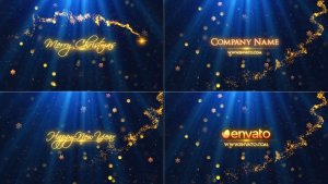 Videohive Christmas Wishes Titles Titles template preview