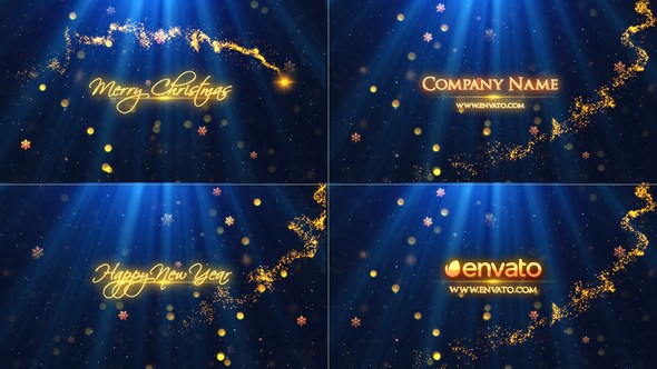 Videohive Christmas Wishes Titles Titles template preview