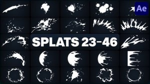 Videohive Splats Elements for After Effects 48606358 Elements template preview