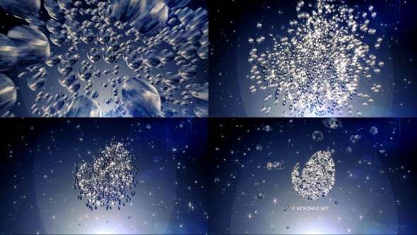 Videohive Diamonds Logo Openers template preview